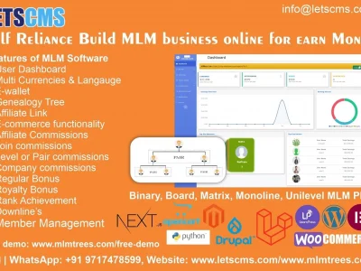 Self-reliance - Build an MLM business online to earn Money | MLM Websites Development